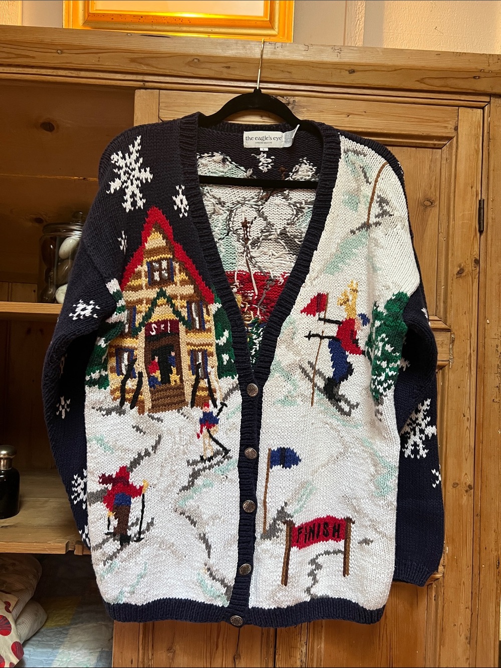 The Eagle's Eye Knit Ski Cardigan